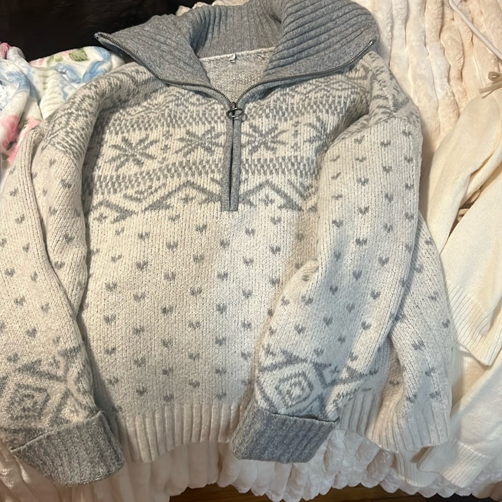 Large cozy sweater